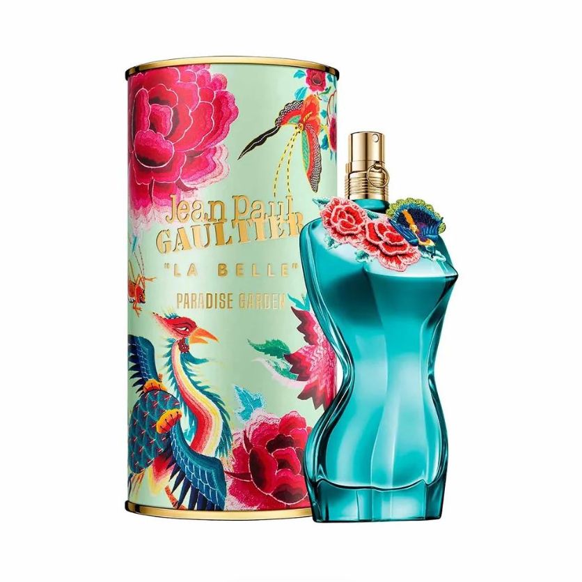 Jeans - ジャン・ポール・ゴルティエ ラ・ベル・パラダイス・ガーデン、1000ml（3.4oz）、女性用、持続性の高いフレグランス。 複数の層からなる、フルーティーで奥深い香り。持続性が高く、普段使いにも特別な機会にも最適。