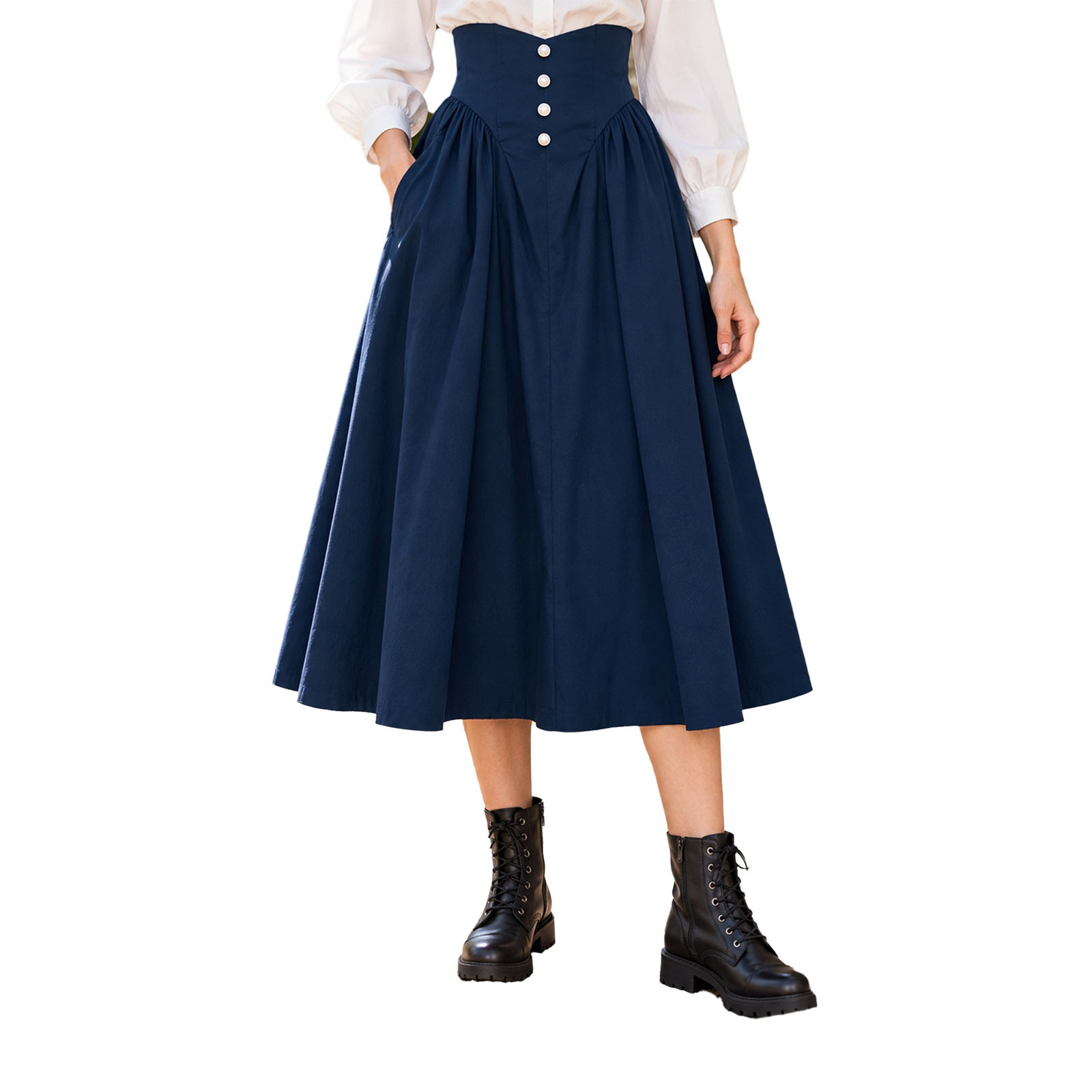 レディース、中世ルネサンス風、ヴィクトリア朝風スカート、ハイ - Skirts のレビューと価格