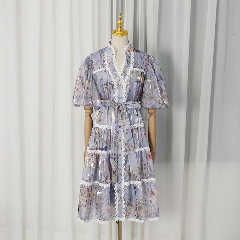 ZAMOR フレンチヴィンテージフローラルティードレス 20 - French Vintage Floral Midi Dress のレビューと価格