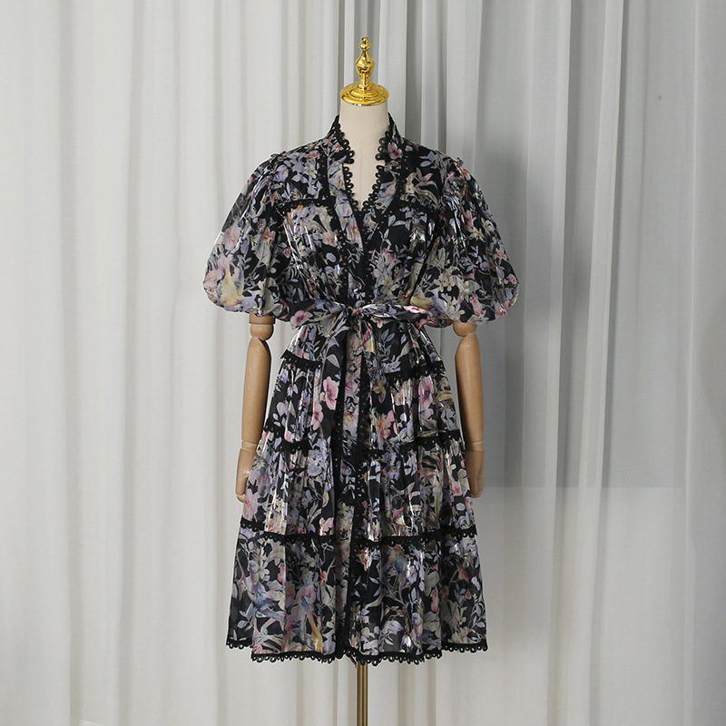 ZAMOR フレンチヴィンテージフローラルティードレス 20 - French Vintage Floral Midi Dress のレビューと価格